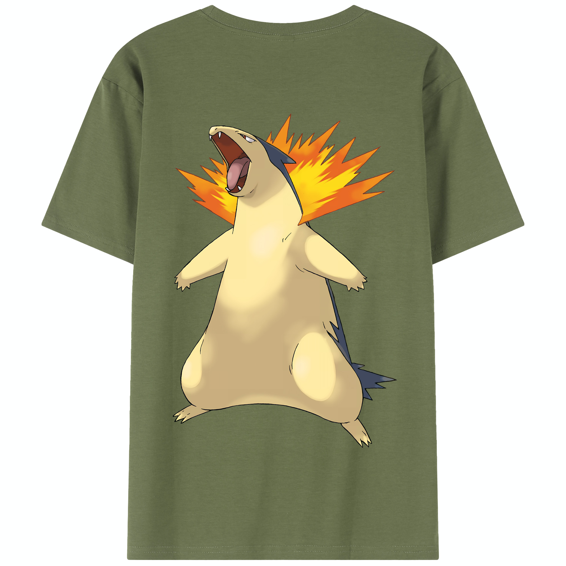 （画像用） ポケットモンスター Pokémon 綿100％半袖Tシャツ（背面プリント）